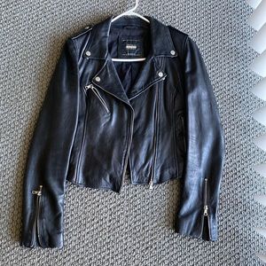 Zara real leather jacket!